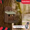 KOTARBAU® Eichhörnchen Futterhaus aus Holz 14 x 25.5 cm Produktbild-Vorschau 4