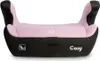A pink and black child car seat booster. Produktbild-Vorschau
