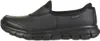 A side view of a black Skechers work shoe. Produktbild-Vorschau