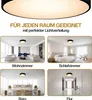 Monzana Lampadario da Soffitto 40W Rotondo 38cm Stoffa 2 Anteprima dell’immagine prodotto 5
