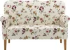 A floral patterned sofa on a white background. Produktbild-Vorschau
