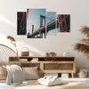 Bild auf Leinwand - Leinwandbild - 4 Teile - Manhattan Produktbild-Vorschau 7