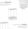 Table d’appoint OXFORD - blanc Voir les images du produit 3