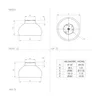 MOGANO 2 applique/plafonnier lampe éclairage - H17,5 x Ø28 Voir les images du produit 6