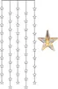 A string of star-shaped lights and a single star-shaped light. Podgląd zdjęcia produktu
