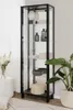 finori Albi 52B Vitrine, schwarz / Spiegel Maß: B x H x T Produktbild-Vorschau 12
