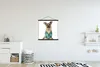 MuchoWow® Textilposter Hund - Brille - Hemd - Hipster 60x60 Produktbild-Vorschau 2