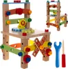 Werkbank Holz Zubehör Spiel-Werkbank Holzspielzeug XXL Produktbild-Vorschau 7