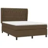 vidaXL Boxspringbett mit Matratze Dunkelbraun 140x190 cm Produktbild-Vorschau 4