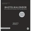Premium-Bastelkalender schwarz mittel 2027 Produktbild-Vorschau 1