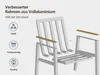 MEXO Gartenlounge-Set Aluminium Garten Essgruppe für 4 Produktbild-Vorschau 7