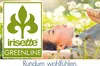 A person lying in a field of dandelions, blowing on one. Produktbild-Vorschau