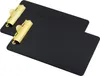 Cartella di legno BLACK pad A5 con clip GOLDEN set di 2 Anteprima dell’immagine prodotto 1