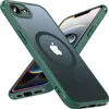 Two green iPhone cases with MagSafe rings are shown diagonally against a white background. Náhled obrázku produktu