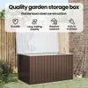 vidaXL Coffre de jardin brun 171 x 99 x 93 cm Voir les images du produit 5