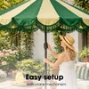 Mica Decorations Kim Parasol w paski z torbą do Podgląd zdjęcia produktu 5