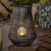 esotec Solar Windlicht Ilona 50cm POLY-RATTAN Produktbild-Vorschau 1