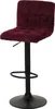 A burgundy bar stool on a white background. Podgląd zdjęcia produktu