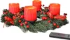 Adventskranz mit LED Echtwachskerzen Deko Produktbild-Vorschau 5