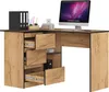 Eck-Schreibtisch AKORD B16 links Eiche Craft mit B124 x H77 Produktbild-Vorschau 2