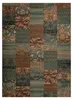 Tapis en laine KASHQAI 4327 400 Patchwork vert vert 135x200 Voir les images du produit 2