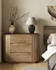 Tribesigns, comodino da notte da 90 cm, con 3 cassetti e Anteprima dell’immagine prodotto 1