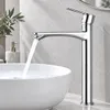 Homelody Wasserhahn bad Chrom, hoch Waschbeckenarmatur Produktbild-Vorschau 1