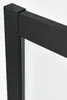 Elite Schiebetür Schwarz 118-122x195cm mit Soft Close, 8mm Produktbild-Vorschau 5