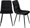 UnboxG Set de 4 chaises de salle à manger avec dossier, Voir les images du produit 12