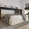 Letto boxspring imbottito MODFU 140x200 cm, letto Anteprima dell’immagine prodotto 17