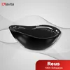 LAVITA Freistehende Badewanne Reus Black 1800 Acryl Produktbild-Vorschau 1