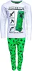 Schlafanzug Minecraft Creeper Grau 128 cm Produktbild-Vorschau 1