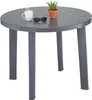 Gartentisch Tondo 90cm rund anthrazit Kunststoff Produktbild-Vorschau 3