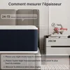 Matelas DEWINNER 180 x 200 cm, mousse de 28 cm et mousse à Voir les images du produit 5