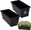 KOTARBAU® Lot de 2 Pot de Fleur Exterieur Jardinières Voir les images du produit 1