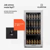 Lodówka Klarstein z szklanymi drzwiami, cicha lodówka ze Podgląd zdjęcia produktu 3