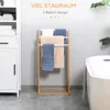 HOMCOM Handtuchhalter Freistehender Handtuchständer Produktbild-Vorschau 4