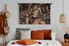 MuchoWow® Wandteppich Wandbehang Luxus - Frau - Tiere - Produktbild-Vorschau 5