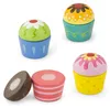 Viga Holz-Kekse und Muffins, 4 Stück Produktbild-Vorschau 1