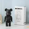 Medveď Bearbrick 400% figúrka do interiéru 28cm čierna Náhľad obrázku produktu 7