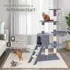 Kratzbaum Dominik 144 cm inklusive Treppe, 3 Spielmäusen Produktbild-Vorschau 7