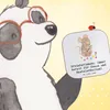 Mr. & Mrs. Panda Untersetzer Glas Erzieherin Chaos - Weiß - Produktbild-Vorschau 2