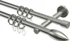 Interdeco Gardinenstange / Vorhangstange Edelstahl-Optik, Produktbild-Vorschau 1