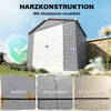 Outsunny Gerätehaus 4,1m³, Gartenhaus mit Pultdach, 240 x Produktbild-Vorschau 4