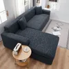 (Tmavě šedá) Stretch Polyester Elastan Sofa Slipcover, Náhled obrázku produktu 3