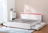 Doppelbett LED mit 4 Schubladen "Nico" - 180 x 200 cm - Produktbild-Vorschau 3