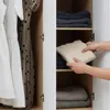 A person is organizing clothes inside a wardrobe. Anteprima dell’immagine prodotto