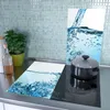 Spritzschutz Herdabdeckplatte Schneidebrett aus Glas Blaue Produktbild-Vorschau 3