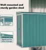 Anbauschuppen Grün 118x288x178 cm Verzinkter Stahl Produktbild-Vorschau 10
