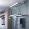 Elektrický hliníkový nástěnný kůň na prádlo, 160 cm - Náhled obrázku produktu 4